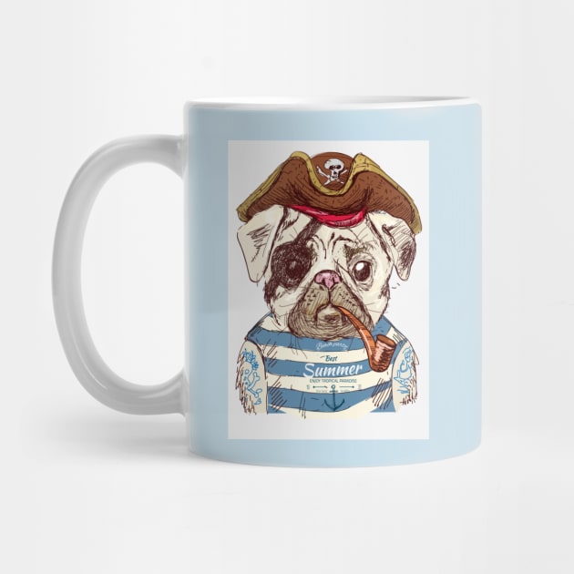 Pirate Pug! by HELLINISMOS